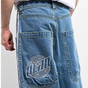 A.LAB Stripe Rave Blue Jeans Size 30